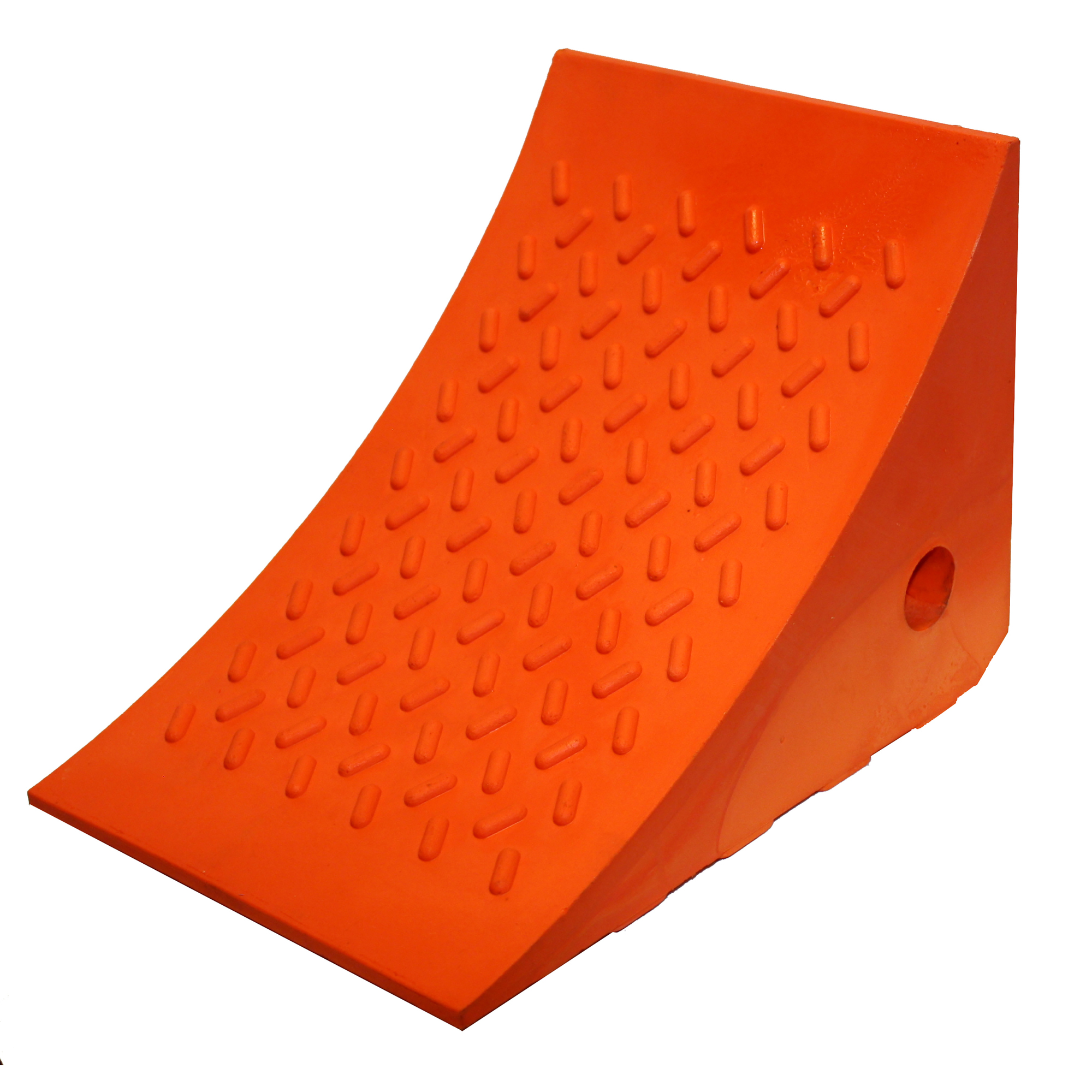 Durable Corporation Urethane Wheel Chock with Diamond Tread Pattern, Model# WC811-7B
